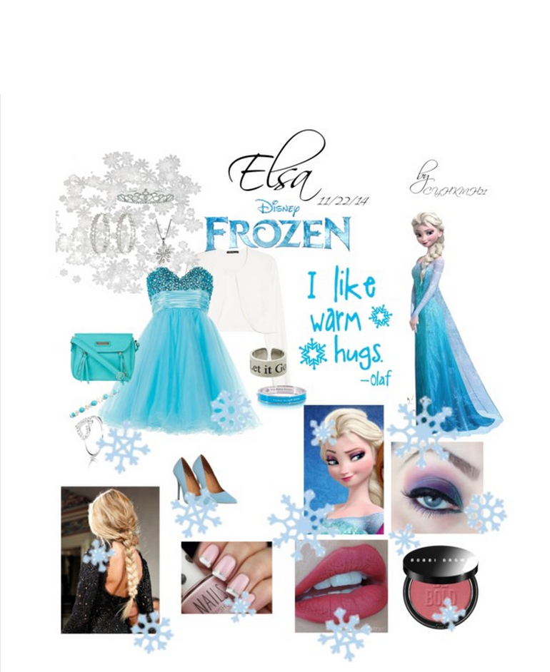 elsa inspired outfit
